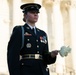 Sentinel U.S. Army Spc. Jessica Kwiatkowski Conducts Her Last Walk at the Tomb of the Unknown Soldier