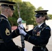 Sentinel U.S. Army Spc. Jessica Kwiatkowski Conducts Her Last Walk at the Tomb of the Unknown Soldier