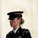 Sentinel U.S. Army Spc. Jessica Kwiatkowski Conducts Her Last Walk at the Tomb of the Unknown Soldier