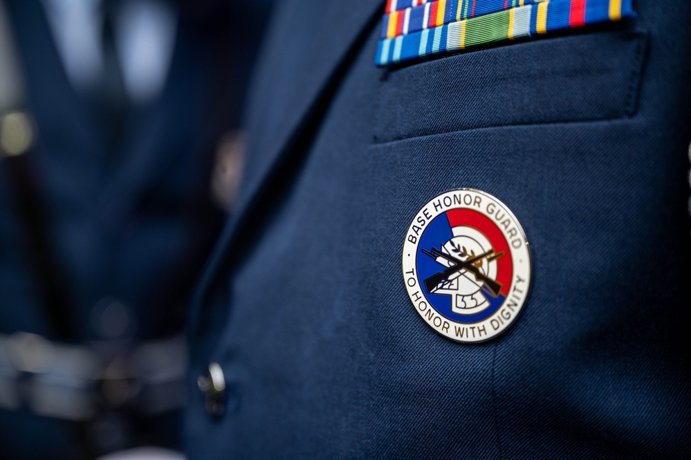 48th Fighter Wing Honor Guard participates during 2024 NFL game