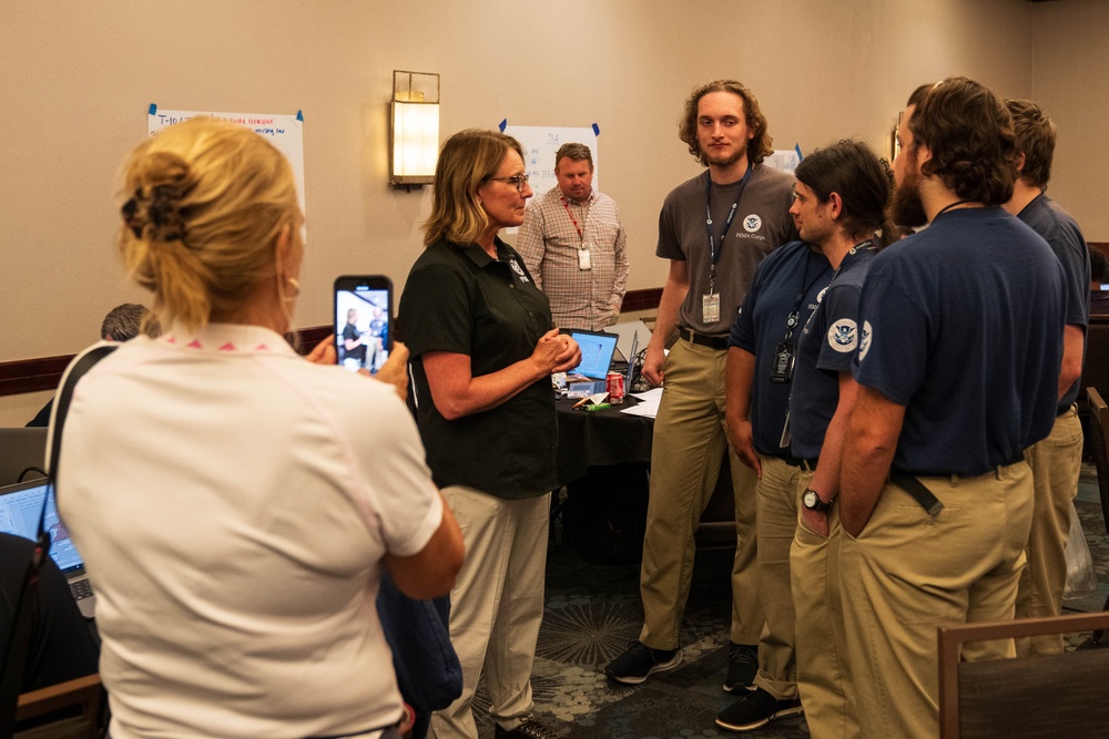 FEMA Administrator Criswell Visits Staff in North Carolina After Hurricane Helene