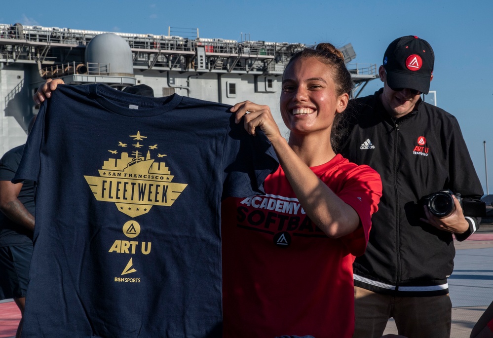 San Francisco Fleet Week Hosts Hoops for Troops