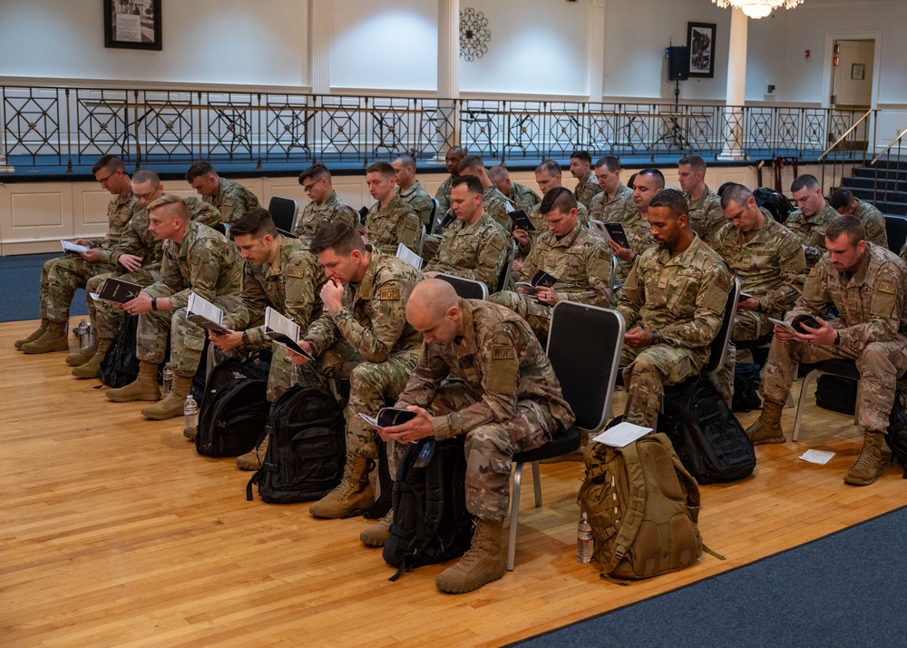 Warrant Officer Training School - Day One