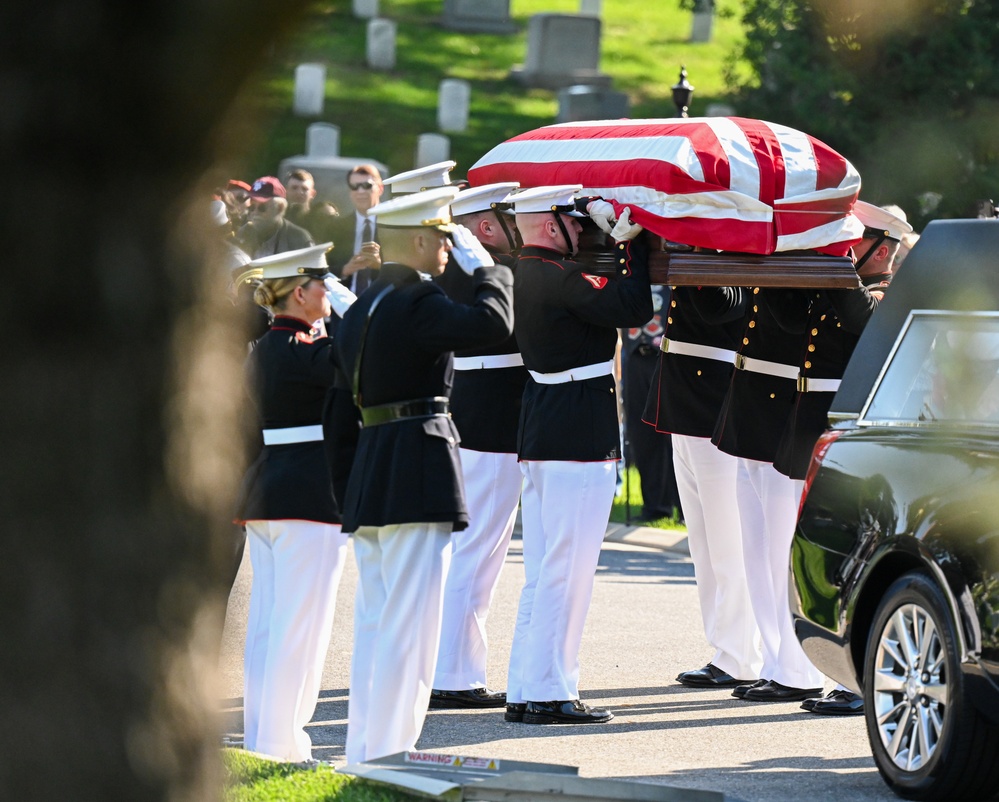 Funeral for U.S. Marine Corps Capt. Ronald W. Forrester