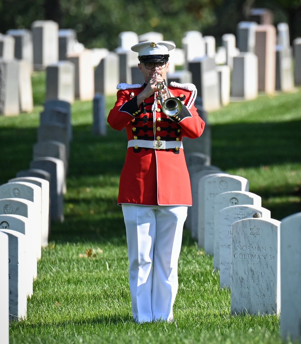 Funeral for U.S. Marine Corps Capt. Ronald W. Forrester