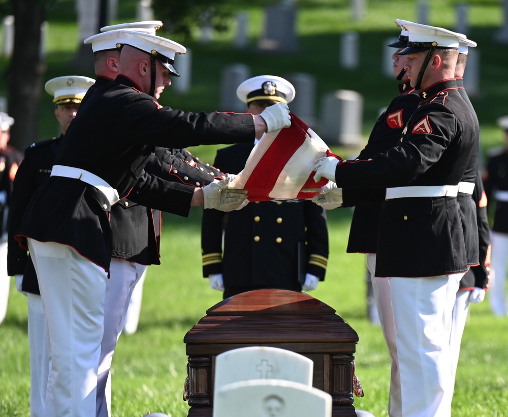 Funeral for U.S. Marine Corps Capt. Ronald W. Forrester