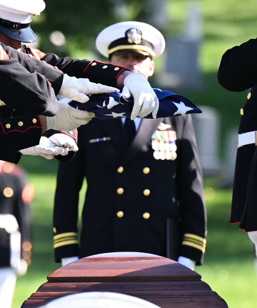 Funeral for U.S. Marine Corps Capt. Ronald W. Forrester