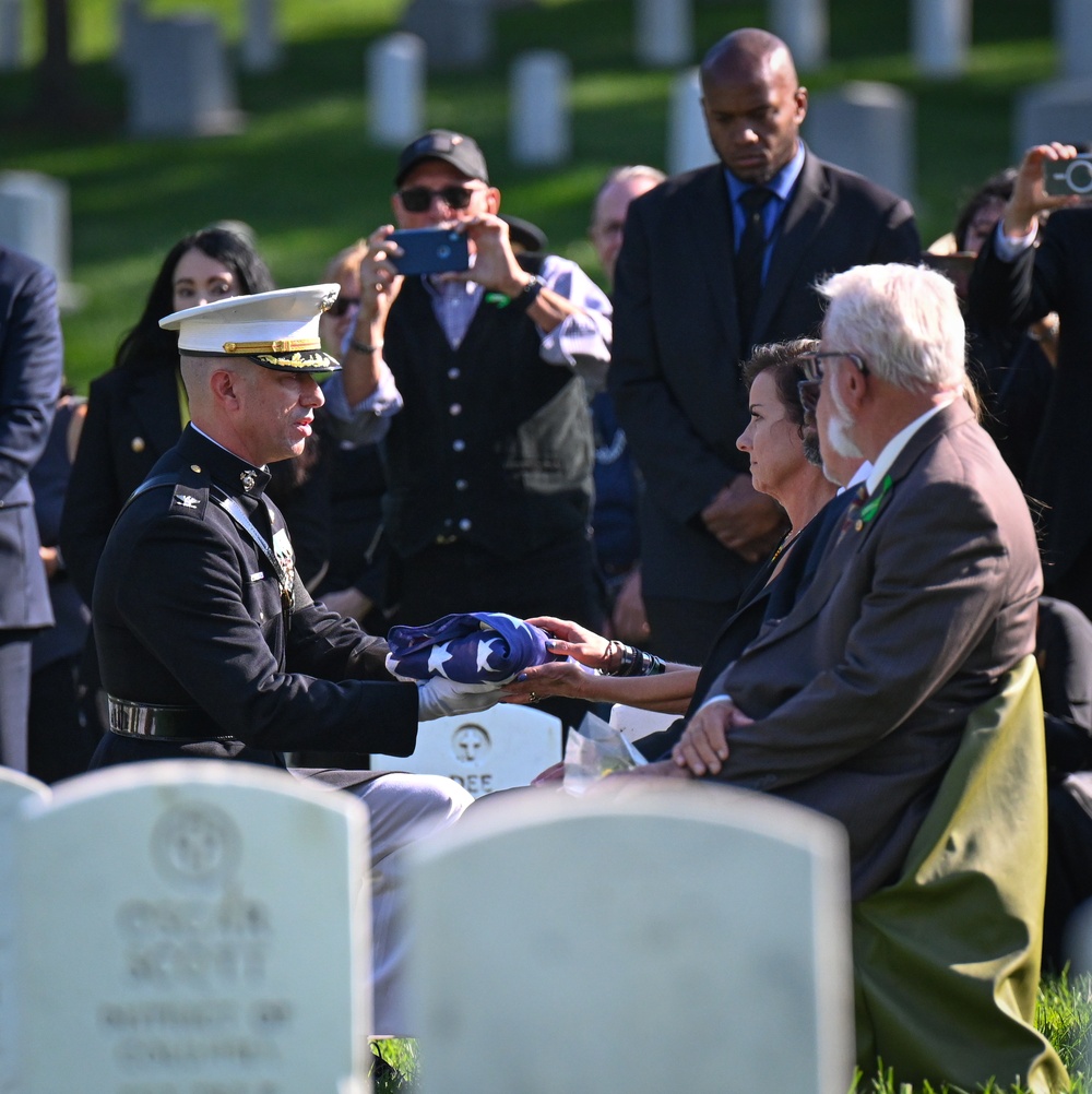 Funeral for U.S. Marine Corps Capt. Ronald W. Forrester