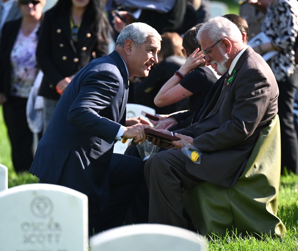 Funeral for U.S. Marine Corps Capt. Ronald W. Forrester