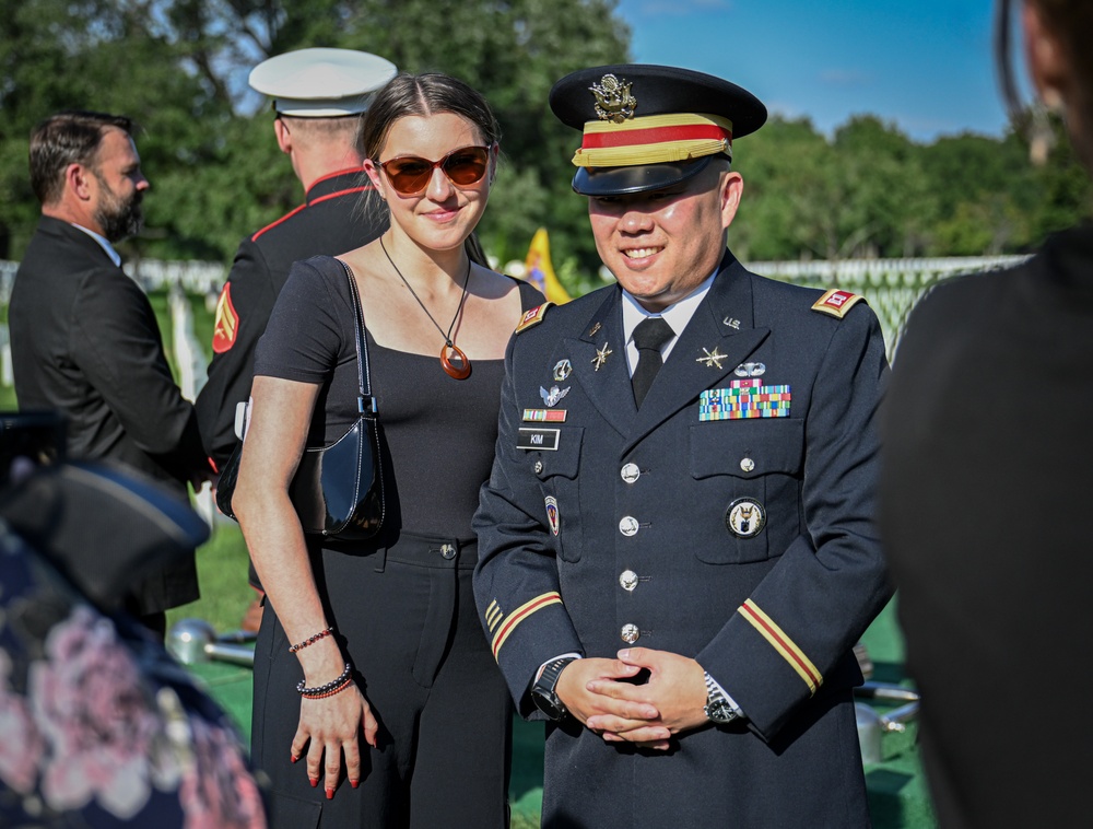 Funeral for U.S. Marine Corps Capt. Ronald W. Forrester