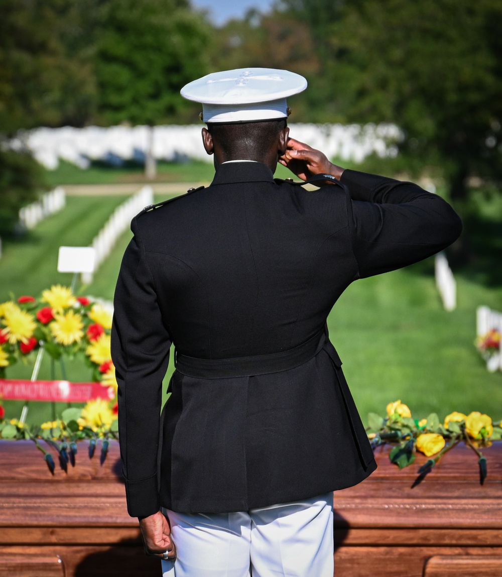 Funeral for U.S. Marine Corps Capt. Ronald W. Forrester