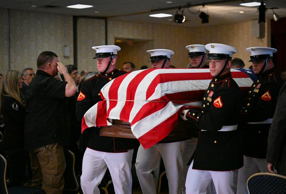 Funeral for U.S. Marine Corps Capt. Ronald W. Forrester