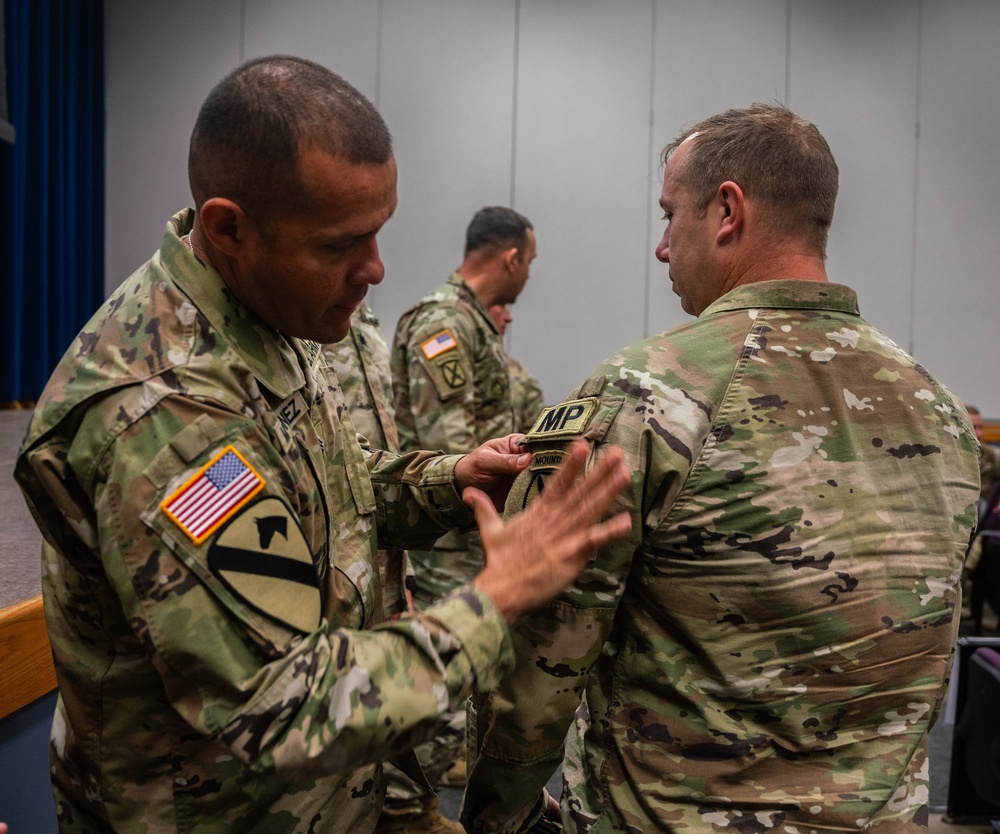 Fort Drum Law Enforcement Company Officially Joins 10th Mountain Division