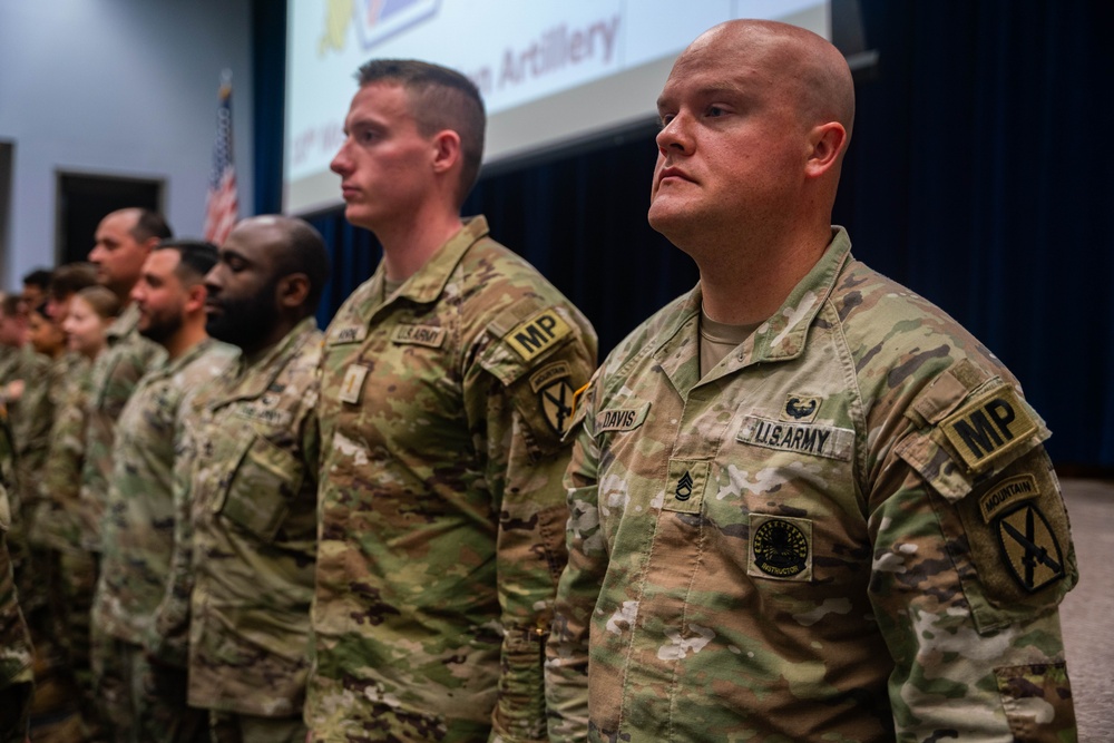 Fort Drum Law Enforcement Company Officially Joins 10th Mountain Division