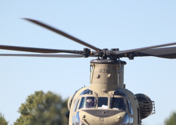 CH-47 crew, 89B students conduct September sling-load training at Fort McCoy