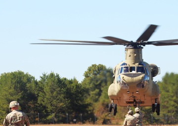 CH-47 crew, 89B students conduct September sling-load training at Fort McCoy