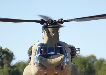 CH-47 crew, 89B students conduct September sling-load training at Fort McCoy