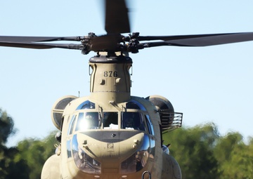 CH-47 crew, 89B students conduct September sling-load training at Fort McCoy