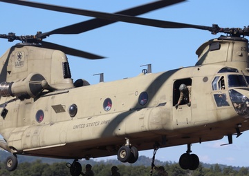 CH-47 crew, 89B students conduct September sling-load training at Fort McCoy