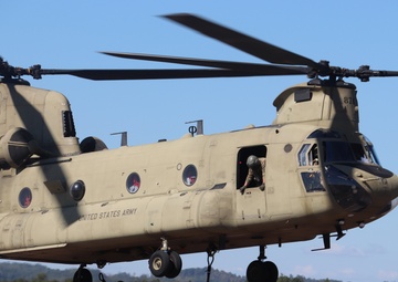 CH-47 crew, 89B students conduct September sling-load training at Fort McCoy