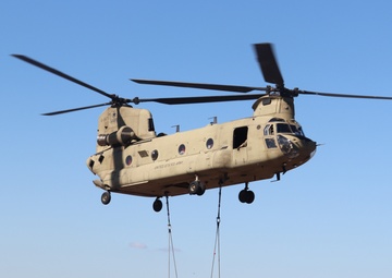 CH-47 crew, 89B students conduct September sling-load training at Fort McCoy