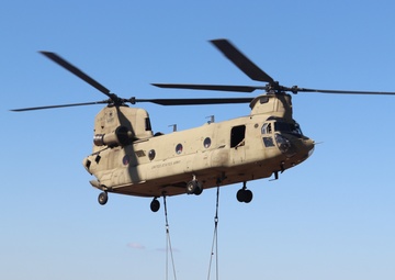 CH-47 crew, 89B students conduct September sling-load training at Fort McCoy