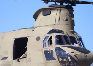 CH-47 crew, 89B students conduct September sling-load training at Fort McCoy