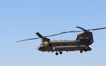 CH-47 crew, 89B students conduct September sling-load training at Fort McCoy