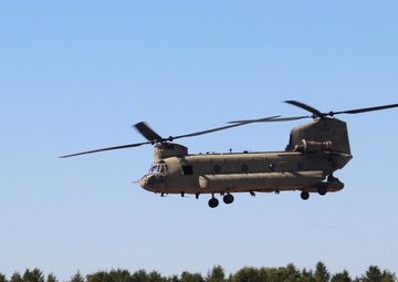 CH-47 crew, 89B students conduct September sling-load training at Fort McCoy