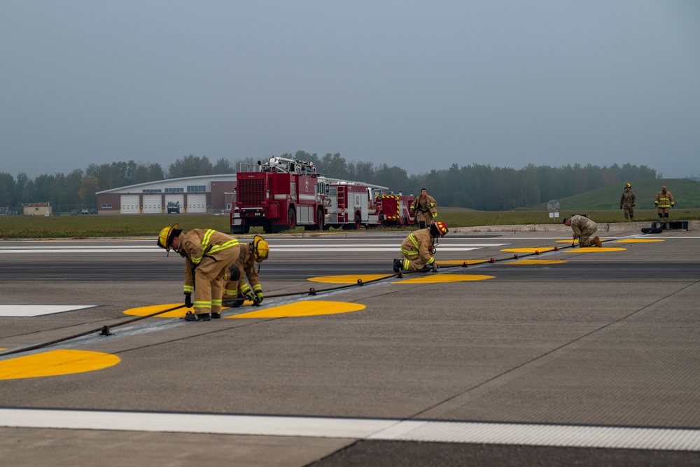 148th Fighter Wing’s F-16 Aircraft Arresting System Certification
