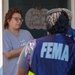Disaster Survivor Assistance Crew #1 Canvassing a Neighborhood on Tyndall Drive in Valdosta. Georgia