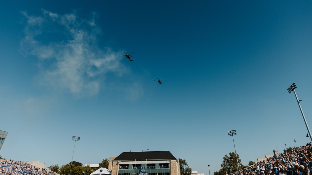 Oklahoma National Guard assists with Tulsa vs. West Point