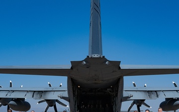 Civic Partners in Leadership fly C-130H aircraft during tour