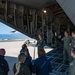 Civic Partners in Leadership fly C-130H aircraft during tour