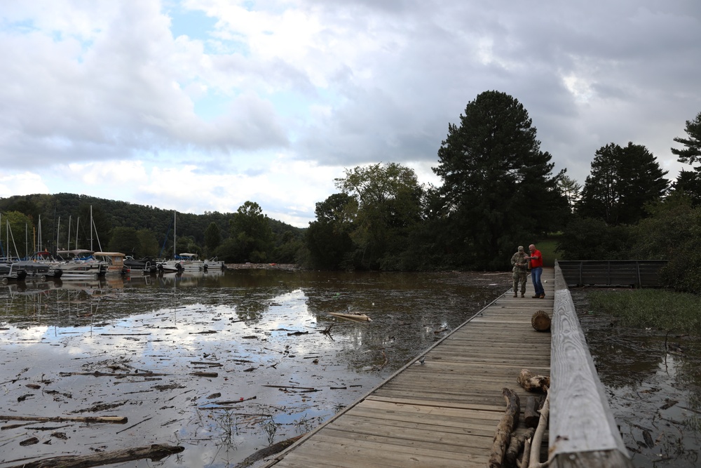 USACE Norfolk District conducts debris assessment engagements in Southwestern Virginia with City, State, and Federal Agencies in support of Tropical Storm Helene disaster response.