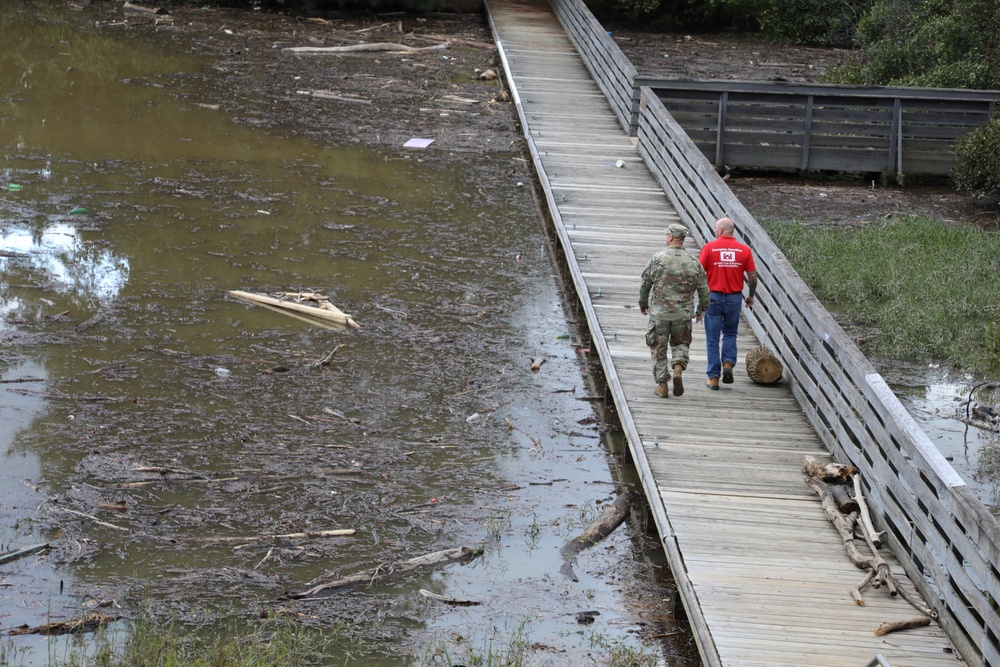 USACE Norfolk District conducts debris assessment engagements in Southwestern Virginia with City, State, and Federal Agencies in support of Tropical Storm Helene disaster response.