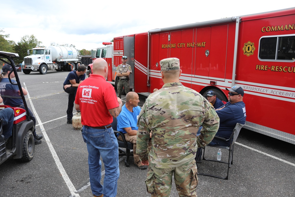 USACE Norfolk District conducts debris assessment engagements in Southwestern Virginia with City, State, and Federal Agencies in support of Tropical Storm Helene disaster response.