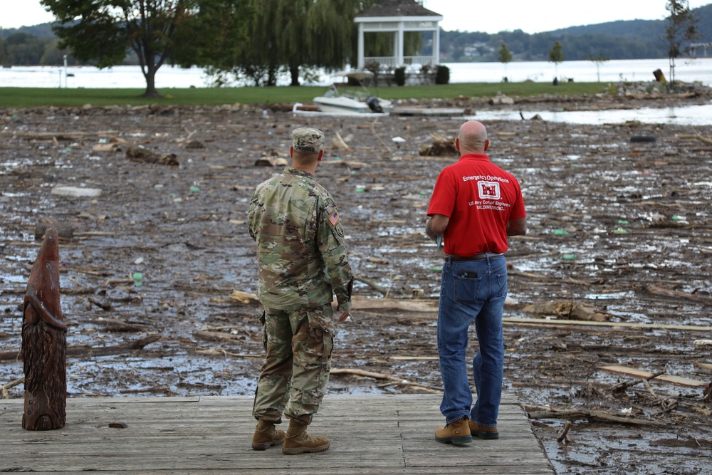 USACE Norfolk District conducts debris assessment engagements in Southwestern Virginia with City, State, and Federal Agencies in support of Tropical Storm Helene disaster response.