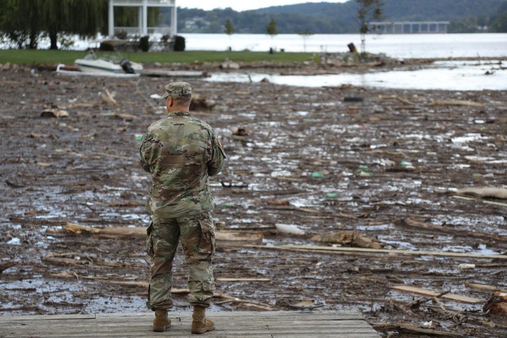 USACE Norfolk District conducts debris assessment engagements in Southwestern Virginia with City, State, and Federal Agencies in support of Tropical Storm Helene disaster response.