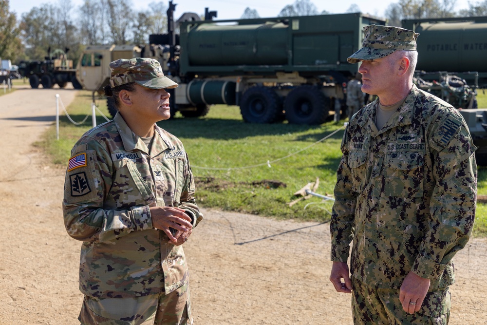 Rear Adm. Novak visits JTF-CS Forward Operations Center