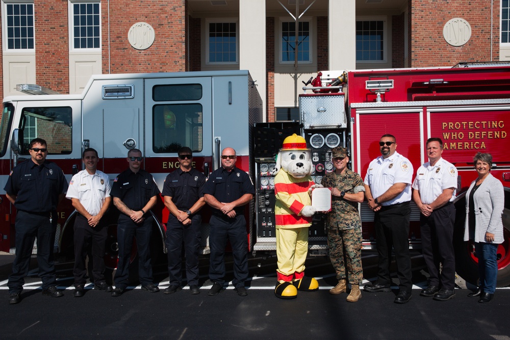 MCB Camp Lejeune 2024 Fire Prevention Week Proclamation