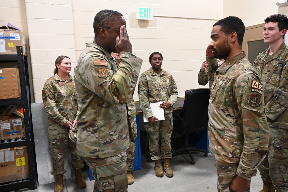 Lt. Gen. Stacey Hawkins visits JBER