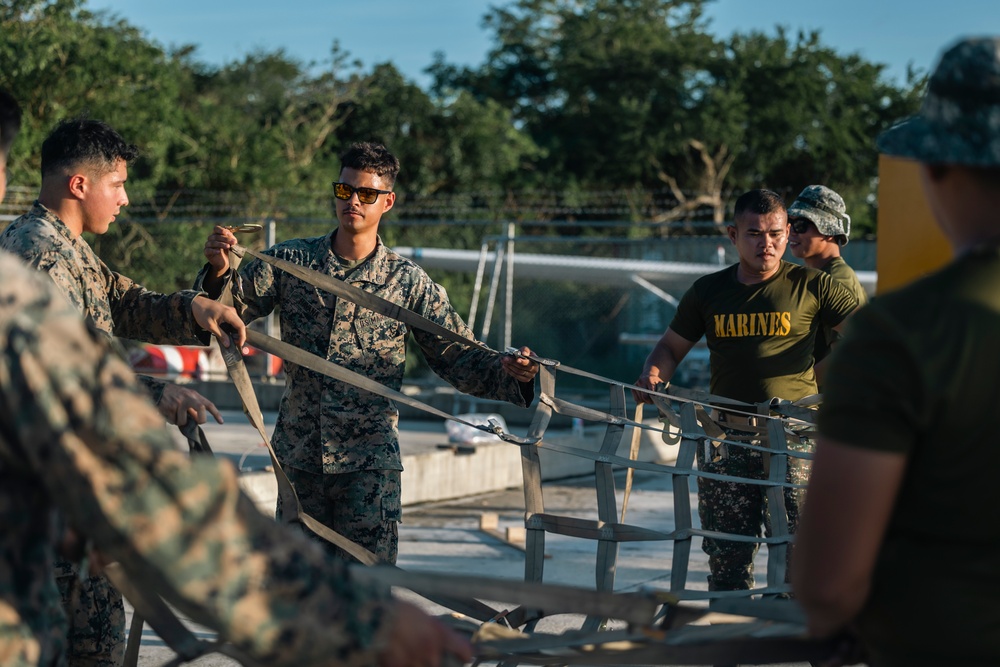 MRF-SEA Marines receive supplies in Laoag to Support Relief Efforts Alongside Philippine Allies