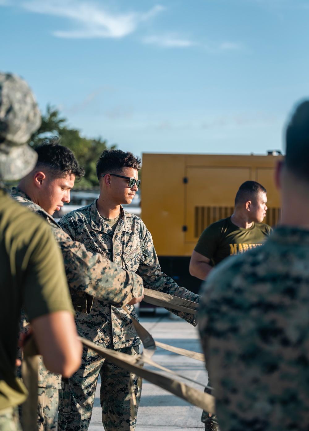 MRF-SEA Marines receive supplies in Laoag to Support Relief Efforts Alongside Philippine Allies