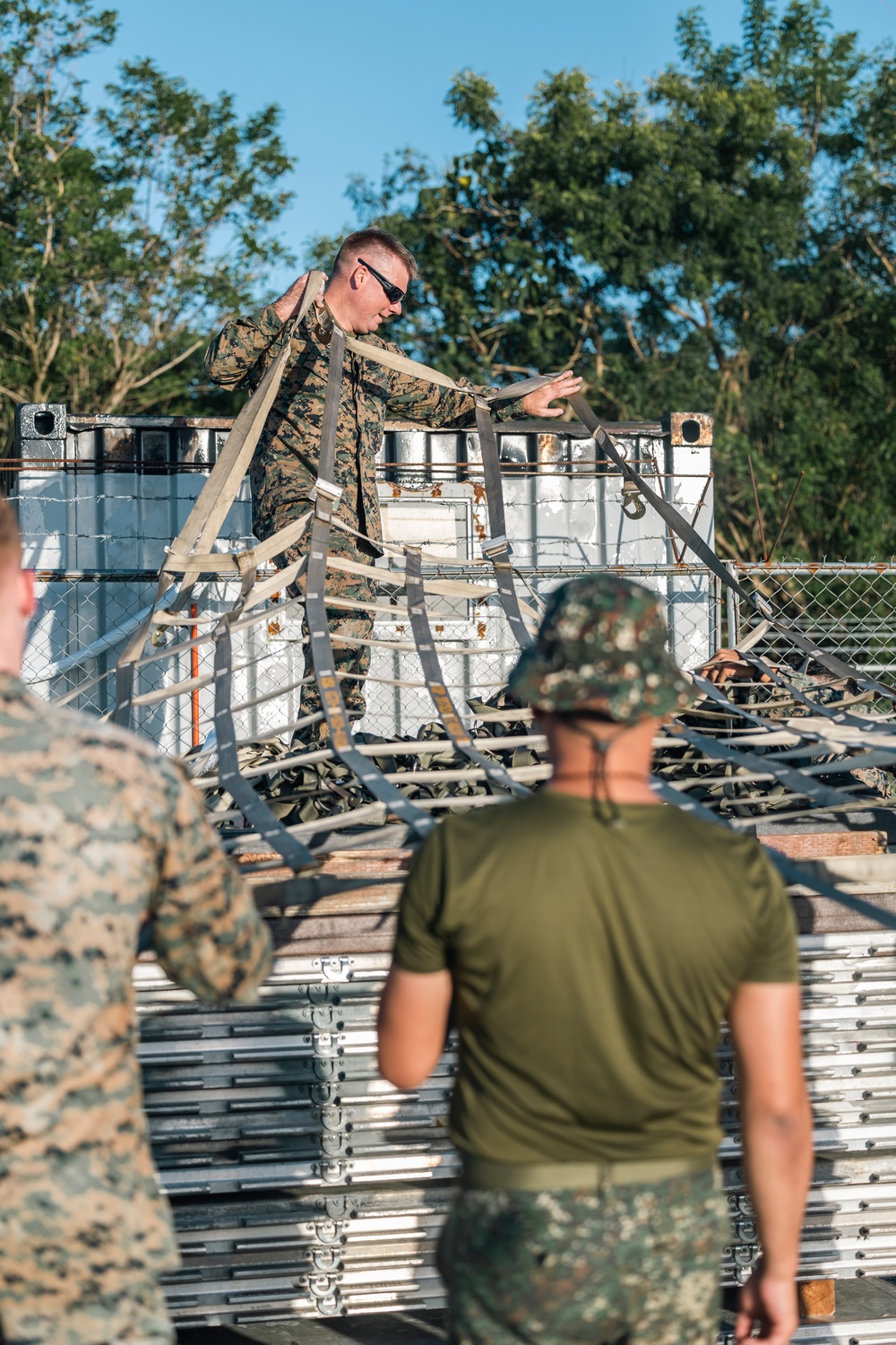 MRF-SEA Marines receive supplies in Laoag to Support Relief Efforts Alongside Philippine Allies