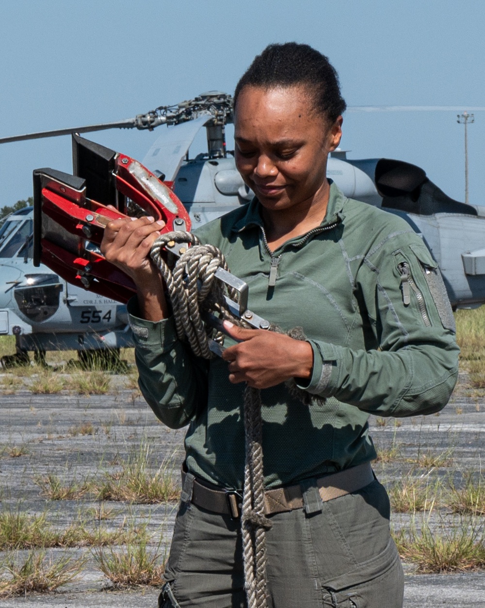 Navy helicopters and support personnel relocate to Maxwell AFB in preparation for Hurricane Milton