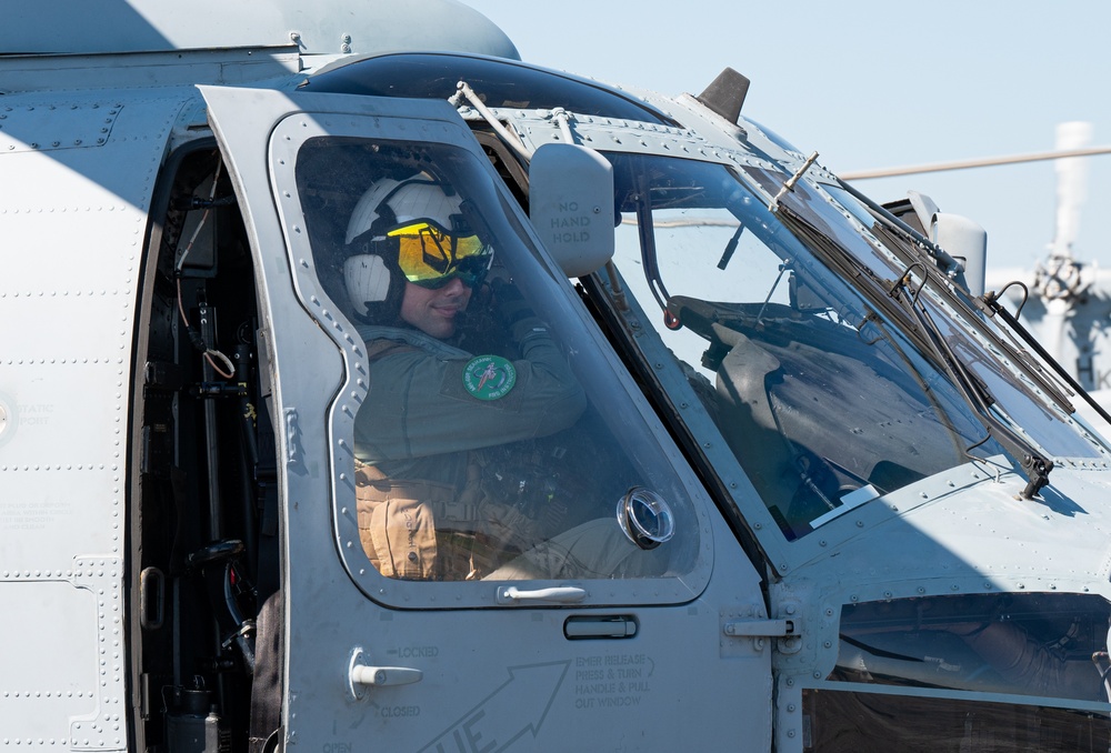 Navy helicopters and support personnel relocate to Maxwell AFB in preparation for Hurricane Milton