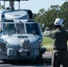 Navy helicopters and support personnel relocate to Maxwell AFB in preparation for Hurricane Milton