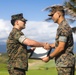 SSgt Padilla from 3d MLR promotes to the rank of Gunnery Sergeant