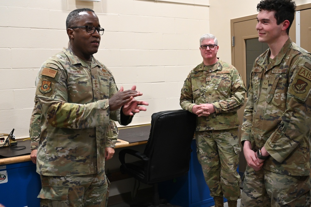 Lt. Gen. Stacey Hawkins visits JBER